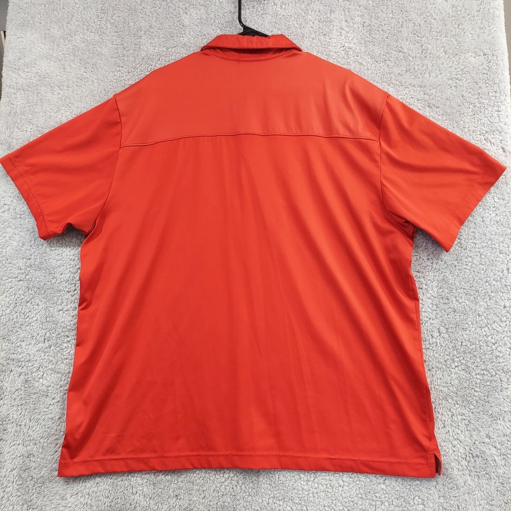 Under Armour Polo Shirt 2XL Men Red‎ Loose Heatgear Athletic Short Sleeve Polo - Picture 10 of 10